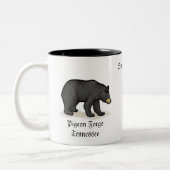 2 Couleurs Tasse de Pigeon Forge Tennessee (Gauche)