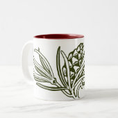2 Couleurs Tasse de pin (Devant gauche)
