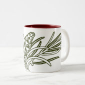 2 Couleurs Tasse de pin (Devant droit)