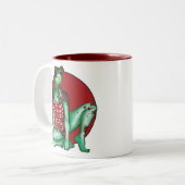 2 Couleurs Tasse de Pin- de zombi (Devant gauche)