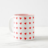 2 Couleurs Tasse de pingouin de cupidon (Devant gauche)