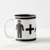 2 Couleurs Tasse de pingouin de Ninja (Gauche)