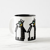 2 Couleurs Tasse de pingouins (Devant gauche)