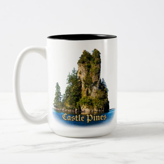 2 Couleurs Tasse de pins de château (Gauche)