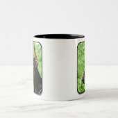 2 Couleurs tasse de pinscher de dobermann (Centre)