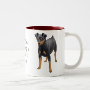 2 Couleurs Tasse de Pinscher miniature
