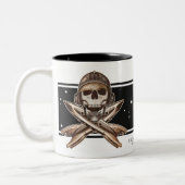 2 Couleurs Tasse de pirate de l'espace (Rocket) (Gauche)