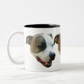 2 Couleurs Tasse de pitbull (Gauche)