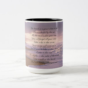 2 Couleurs Tasse de plage