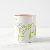 2 Couleurs Tasse de plantes (Centre)