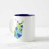 2 Couleurs Tasse de plongeurs de livre (Devant gauche)