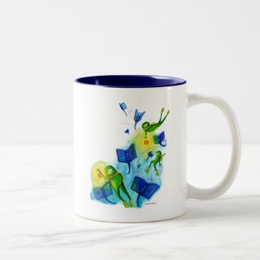 2 Couleurs Tasse de plongeurs de livre (Droit)