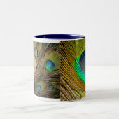 2 Couleurs Tasse de plume de paon (Centre)