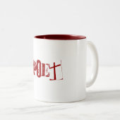 2 Couleurs Tasse de poète (Devant droit)