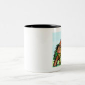 2 Couleurs Tasse de poinçon de panda (Centre)
