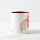 2 Couleurs Tasse de poisson rouge (Centre)