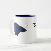 2 Couleurs Tasse de poissons de Betta (Devant gauche)