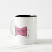 2 Couleurs Tasse de porteur d'alliances (Devant gauche)
