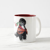2 Couleurs Tasse de Portie de tango (Devant droit)