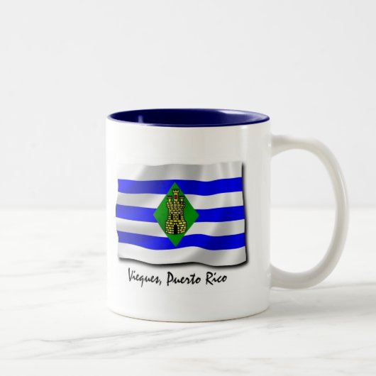 2 Couleurs Tasse de Porto Rico : Vieques (Droit)