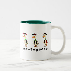2 Couleurs Tasse de Portugeese