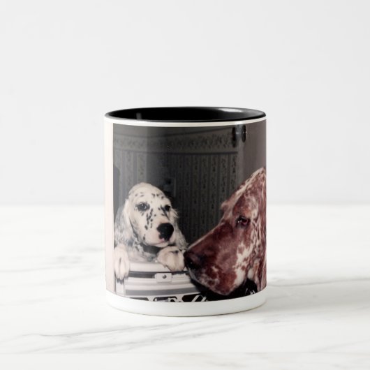 2 Couleurs tasse de poseur de l'Eng. (Centre)