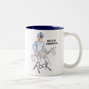 2 Couleurs Tasse de poste de pilotage