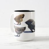 2 Couleurs Tasse de poulet (Devant gauche)