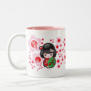 2 Couleurs Tasse de poupée de Kawaii de Japonais