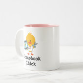 2 Couleurs Tasse de poussin d'album (Devant gauche)