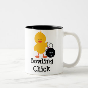 2 Couleurs Tasse de poussin de bowling