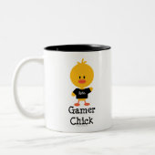 2 Couleurs Tasse de poussin de Gamer (Gauche)
