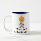 2 Couleurs Tasse de poussin de médecine vétérinaire (Gauche)