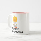 2 Couleurs Tasse de poussin de physiothérapie (Devant gauche)