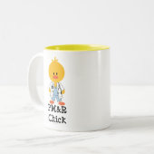 2 Couleurs Tasse de poussin de PM&R (Devant gauche)