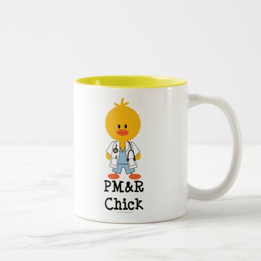 2 Couleurs Tasse de poussin de PM&R (Droit)