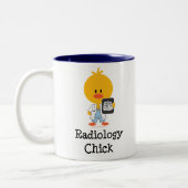 2 Couleurs Tasse de poussin de radiologie (Gauche)