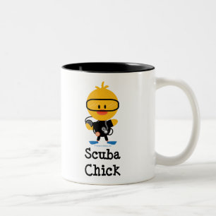 2 Couleurs Tasse de poussin de scaphandre