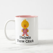 2 Couleurs Tasse de poussin d'infirmière de dialyse (Gauche)