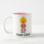 2 Couleurs Tasse de poussin d'infirmière d'ICU (Gauche)