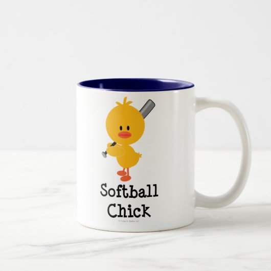 2 Couleurs Tasse de poussin du base-ball (Droit)