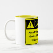 2 Couleurs Tasse de précaution (Gauche)