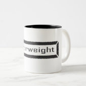 2 Couleurs Tasse de presse-papiers (Devant droit)