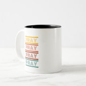 2 Couleurs Tasse de prière (Devant gauche)
