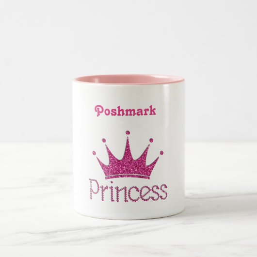 2 Couleurs Tasse de princesse café de Poshmark (Centre)