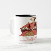 2 Couleurs Tasse de princesse Elizabeth 1 (Devant gauche)
