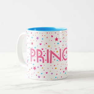 2 Couleurs Tasse de princesse Pink Stardust