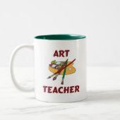 2 Couleurs Tasse de professeur d'art (Gauche)