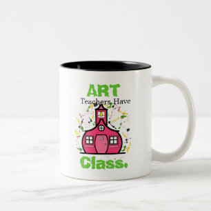 2 Couleurs Tasse de professeur d'art
