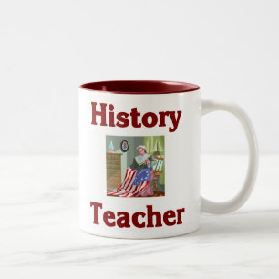 2 Couleurs Tasse de professeur d'histoire